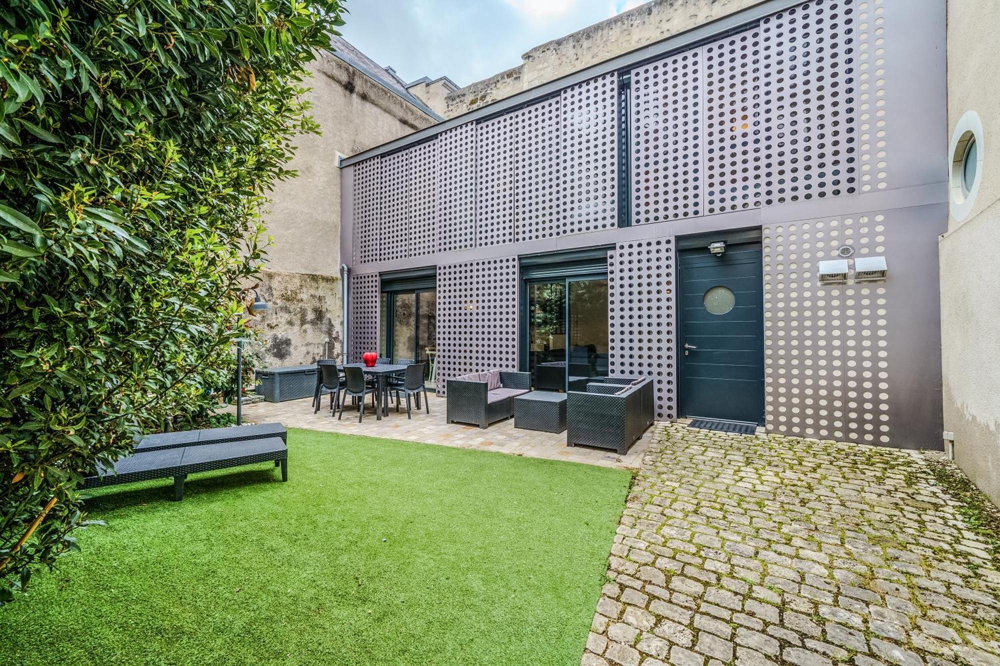 Maison D'Architecte Centre Tours Jardin, Climatisation, Parking 5 P Εξωτερικό φωτογραφία